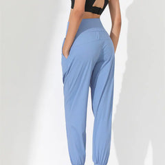 Hearuisavy Quick-Dry Loose Fit Yoga Pants for Women