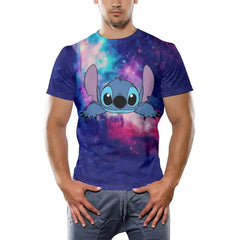 Men's Printed Hip-Hop Street Polyester T-Shirt