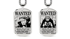 One Piece Inspired Necklace Pendant with Keychain