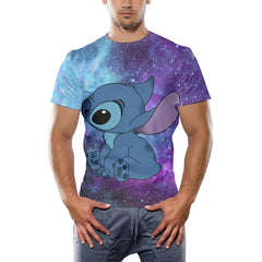 Men's Printed Hip-Hop Street Polyester T-Shirt