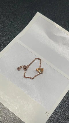 Creative Adjustable Finger Chain Ring Design (MOQ 20)