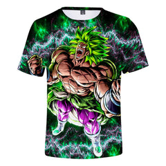 Dragon Ball Broly Unisex 3D Print Short Sleeve Shirt