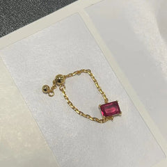 Creative Adjustable Finger Chain Ring Design (MOQ 20)