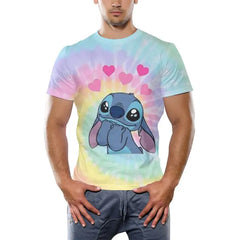 Men's Printed Hip-Hop Street Polyester T-Shirt