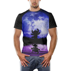 Men's Printed Hip-Hop Street Polyester T-Shirt