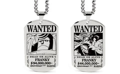 One Piece Inspired Necklace Pendant with Keychain