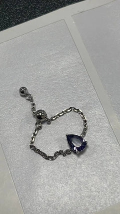 Creative Adjustable Finger Chain Ring Design (MOQ 20)