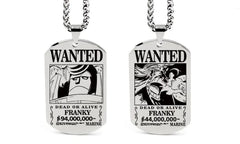 One Piece Inspired Necklace Pendant with Keychain