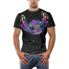 Men's Printed Hip-Hop Street Polyester T-Shirt