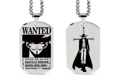 One Piece Inspired Necklace Pendant with Keychain