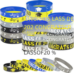 "Happy 100th Day Silicone Wristbands for Students"