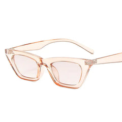 Luxury Cat Eye Mirror Sunglasses for Women