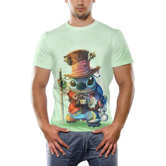 Men's Printed Hip-Hop Street Polyester T-Shirt