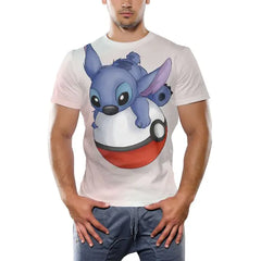 Men's Printed Hip-Hop Street Polyester T-Shirt